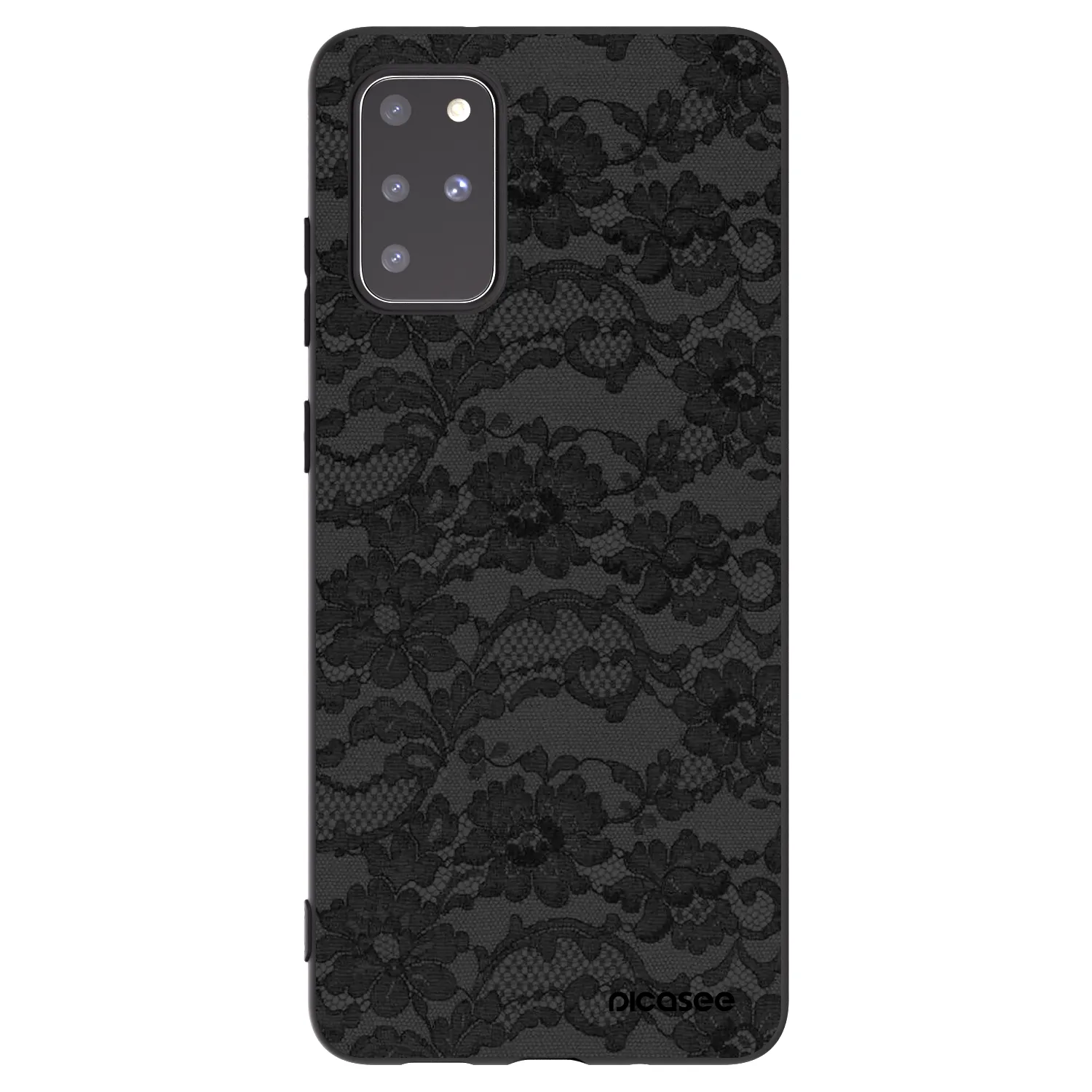 Picasee silikonový černý obal pro Samsung Galaxy S20+ G985F - Dark Elegance
