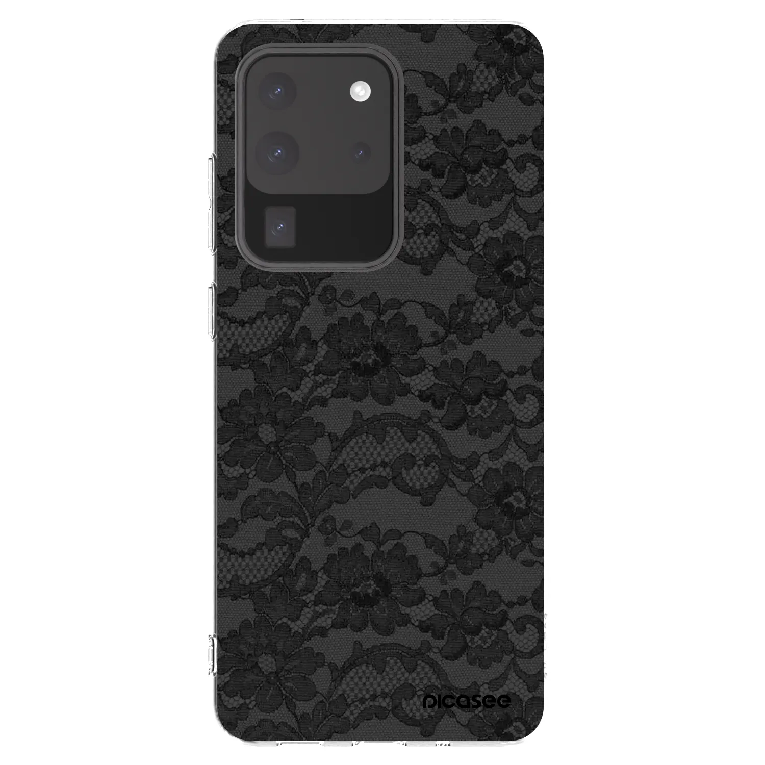 Picasee silikonový průhledný obal pro Samsung Galaxy S20 Ultra 5G G988F - Dark Elegance