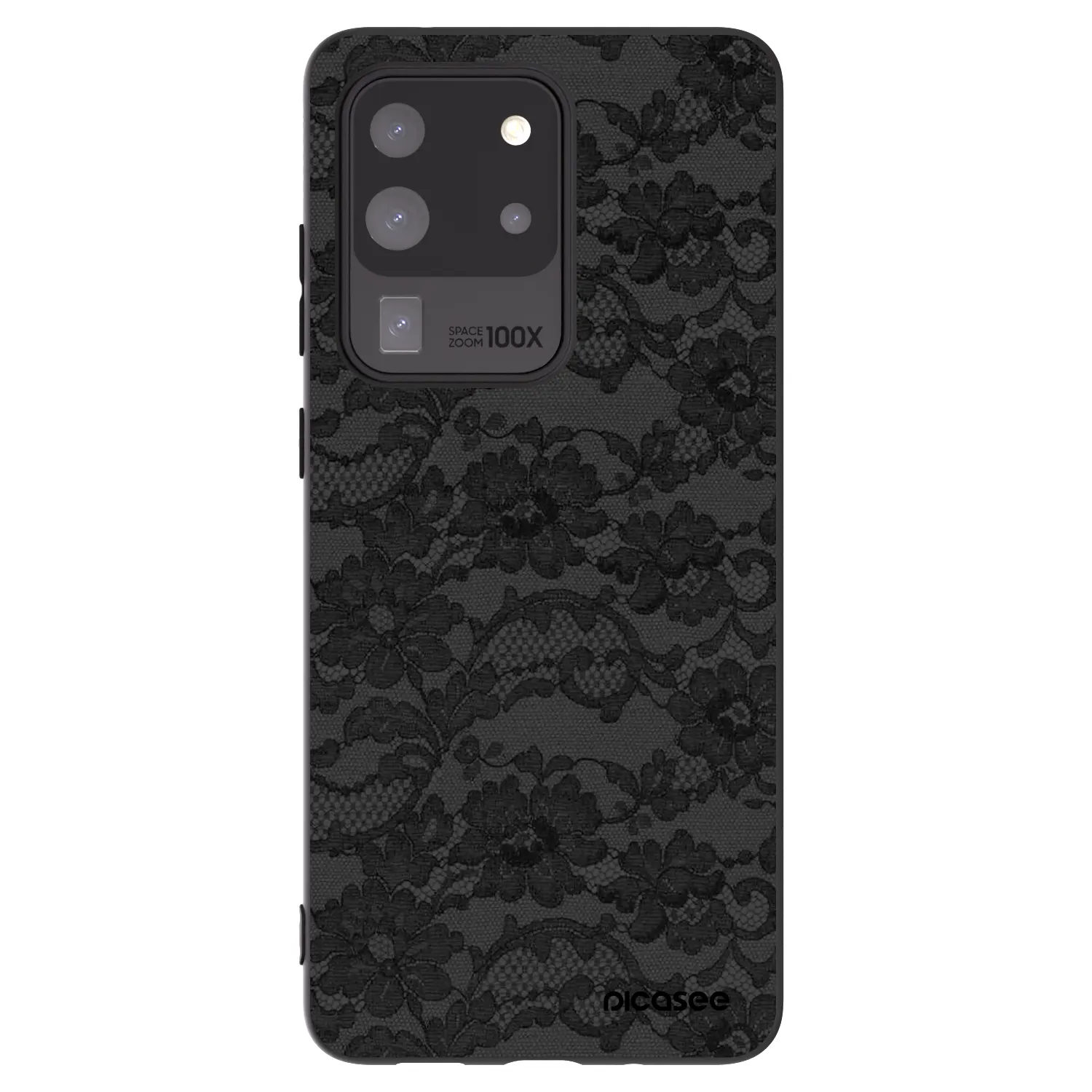 Picasee silikonový černý obal pro Samsung Galaxy S20 Ultra 5G G988F - Dark Elegance