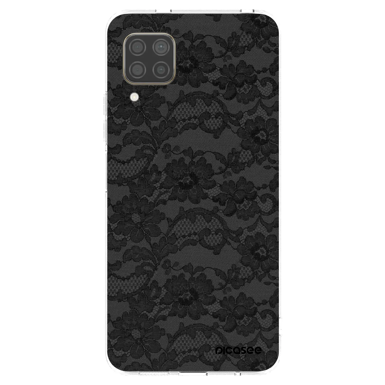 Picasee silikonový průhledný obal pro Huawei P40 Lite - Dark Elegance