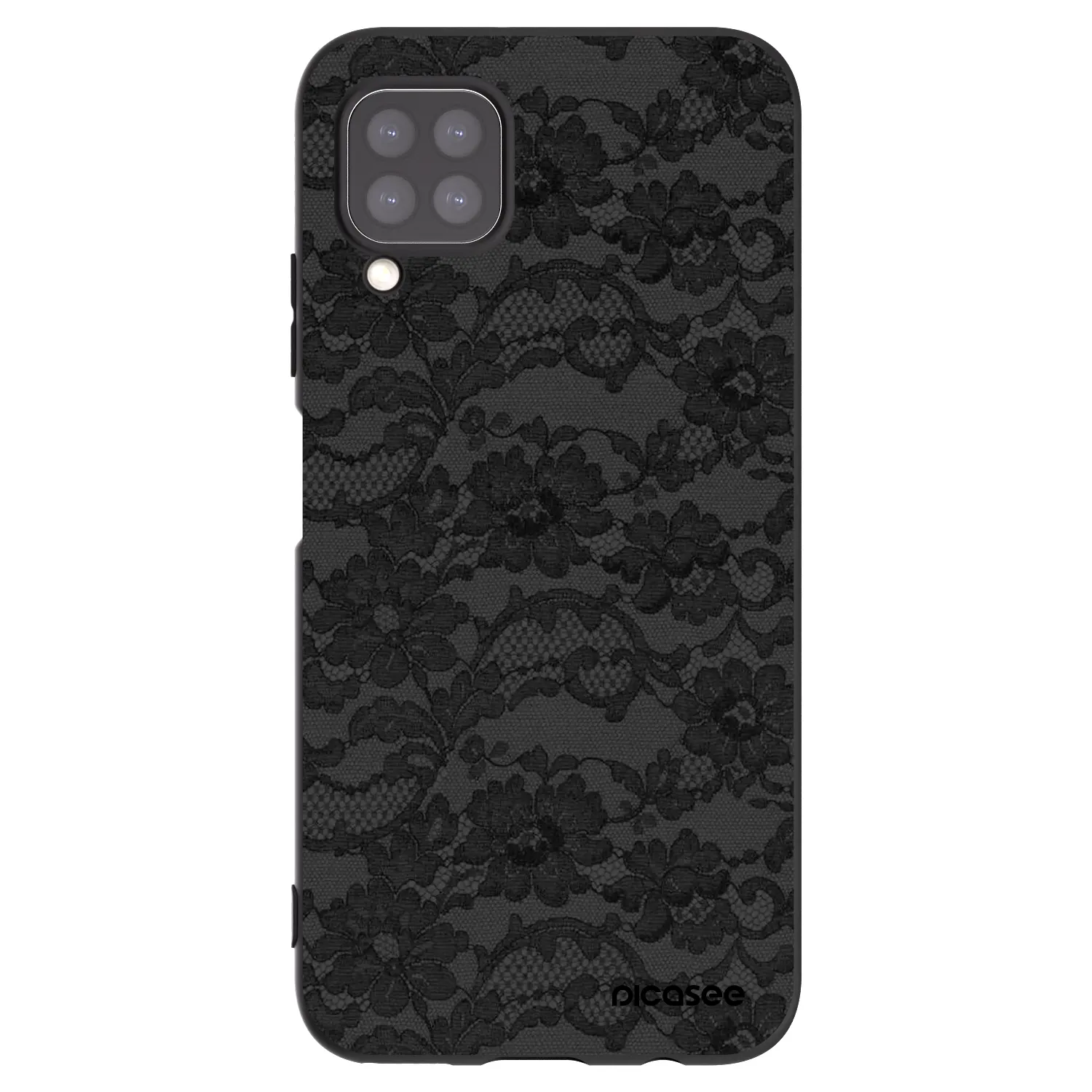 Picasee silikonový černý obal pro Huawei P40 Lite - Dark Elegance