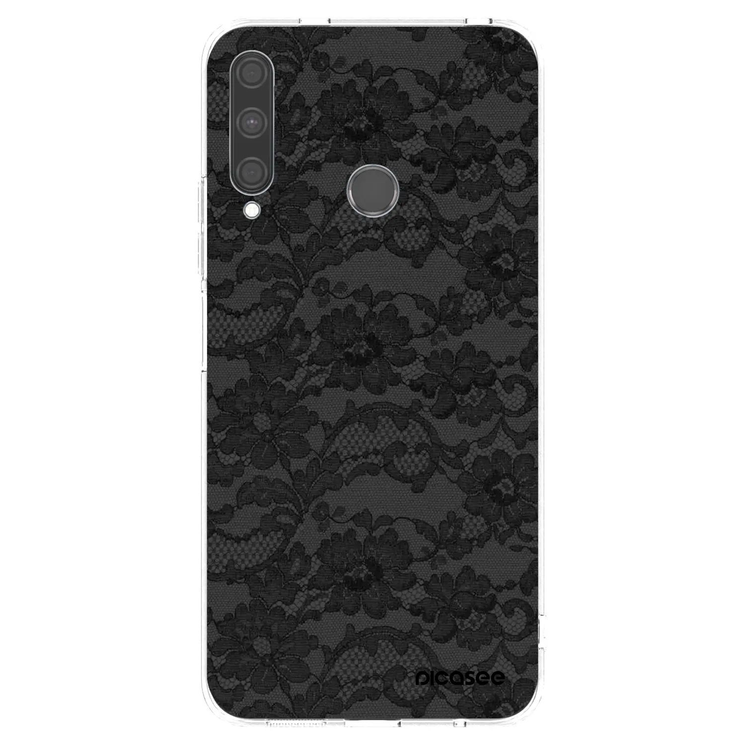 Picasee silikonový průhledný obal pro Huawei P40 Lite E - Dark Elegance