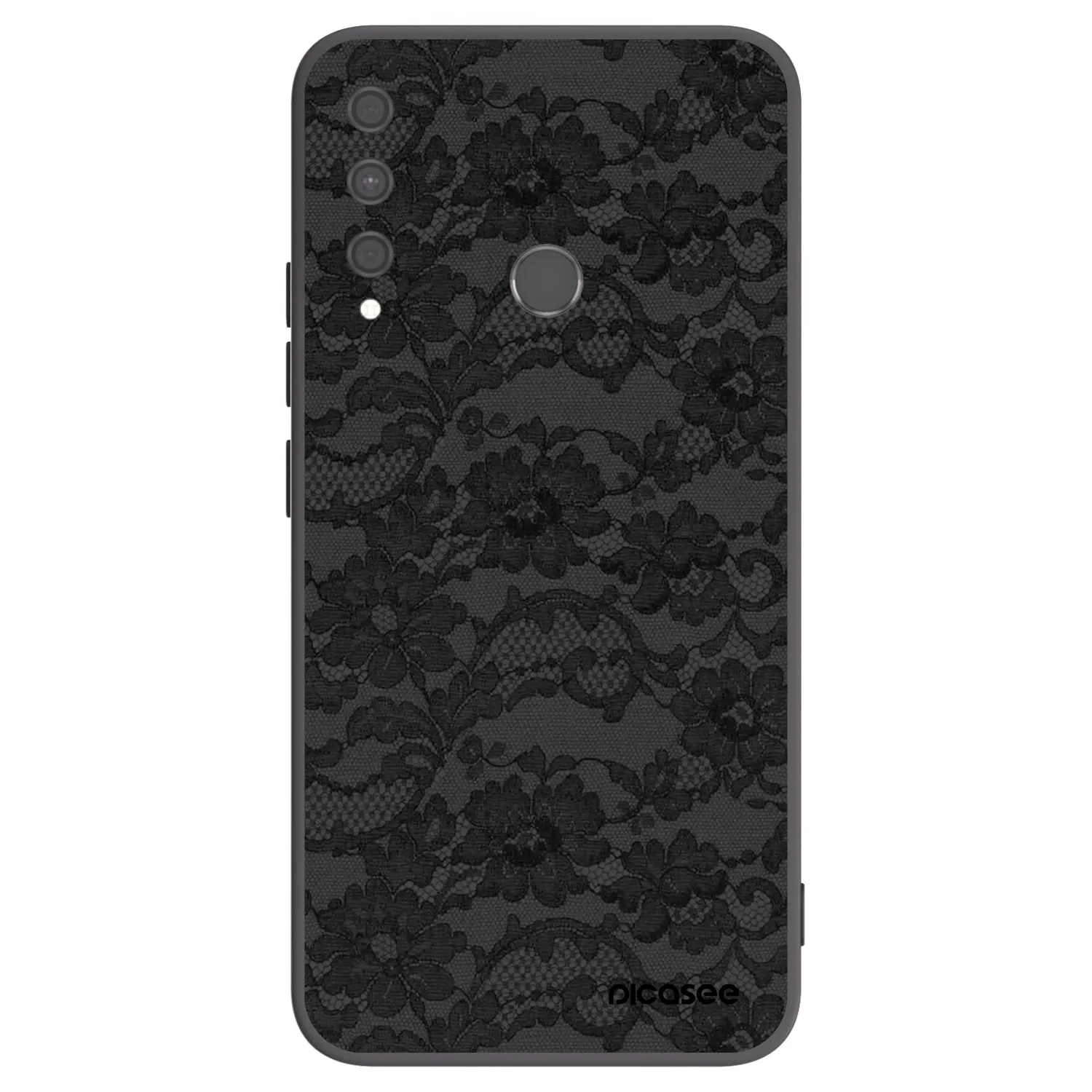 Picasee silikonový černý obal pro Huawei P40 Lite E - Dark Elegance