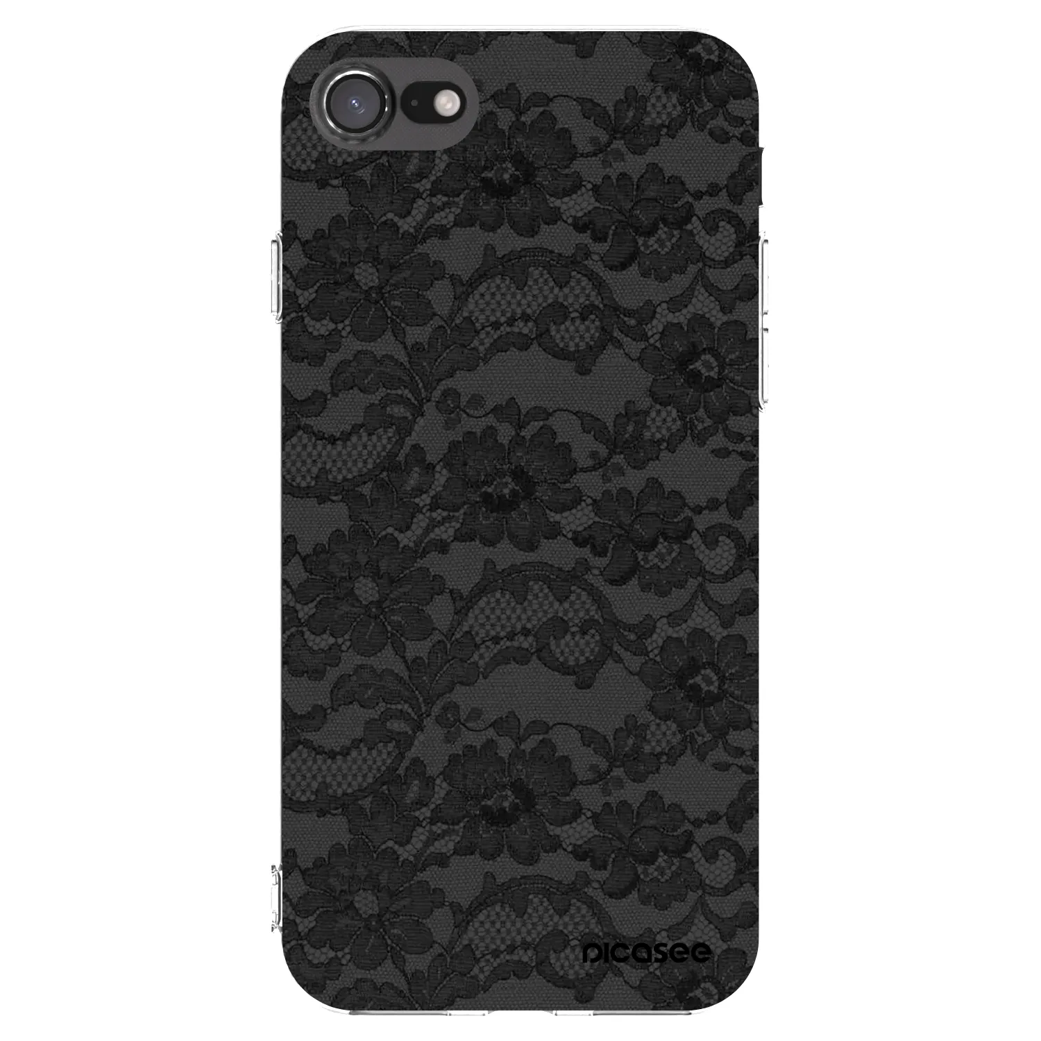 Picasee silikonový průhledný obal pro Apple iPhone SE 2020 - Dark Elegance