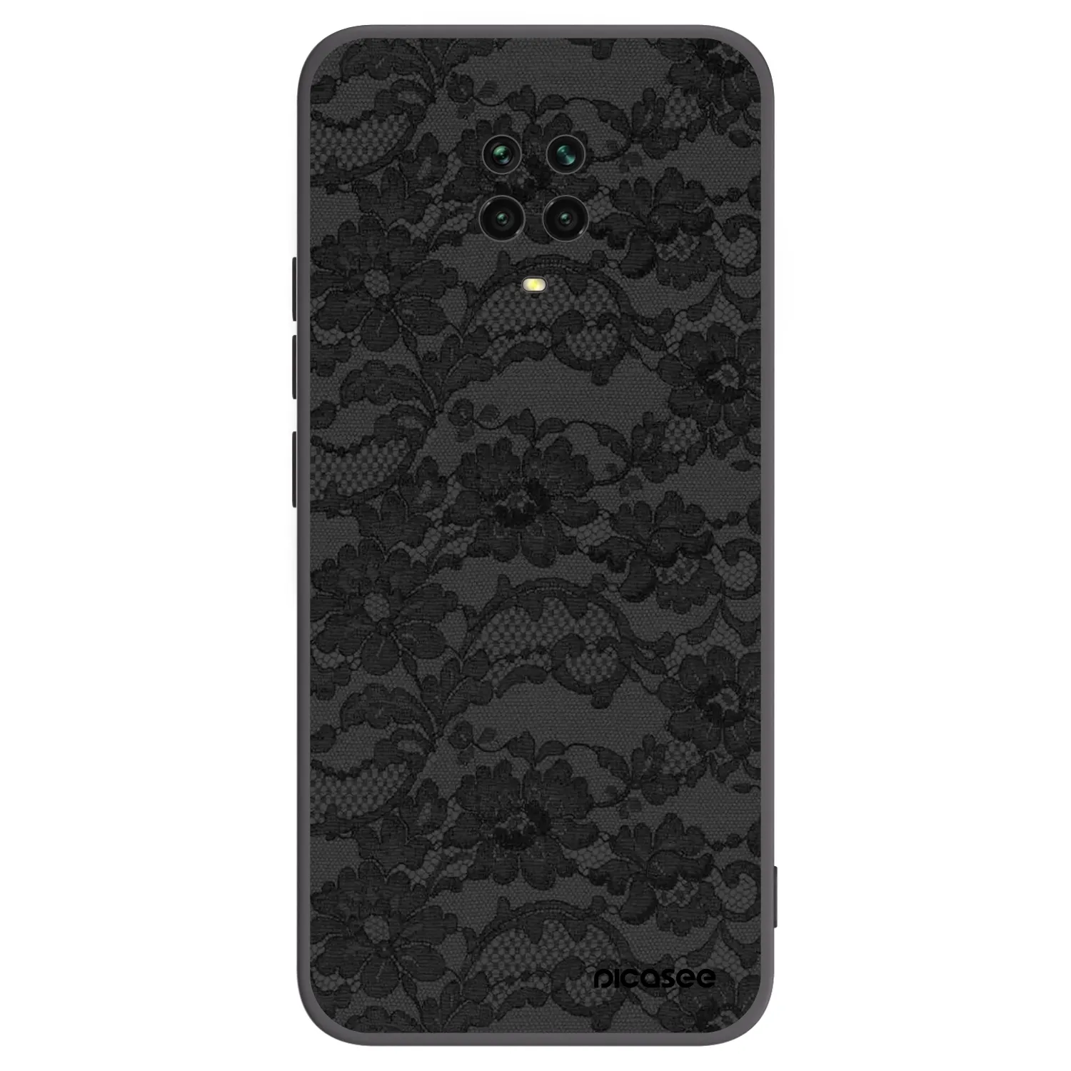 Picasee silikonový černý obal pro Xiaomi Redmi Note 9 Pro - Dark Elegance