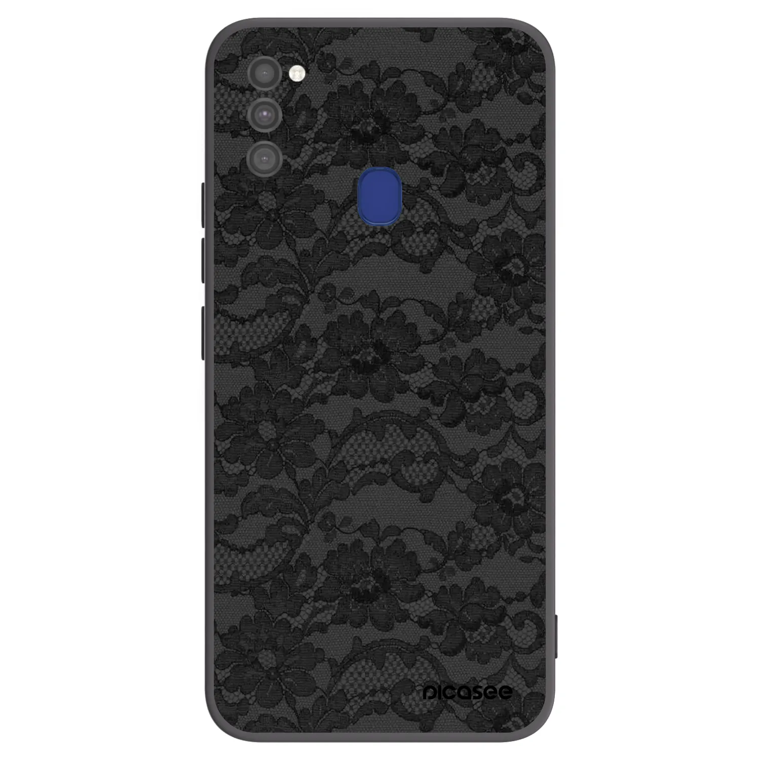 Picasee silikonový černý obal pro Samsung Galaxy M21 M215F - Dark Elegance