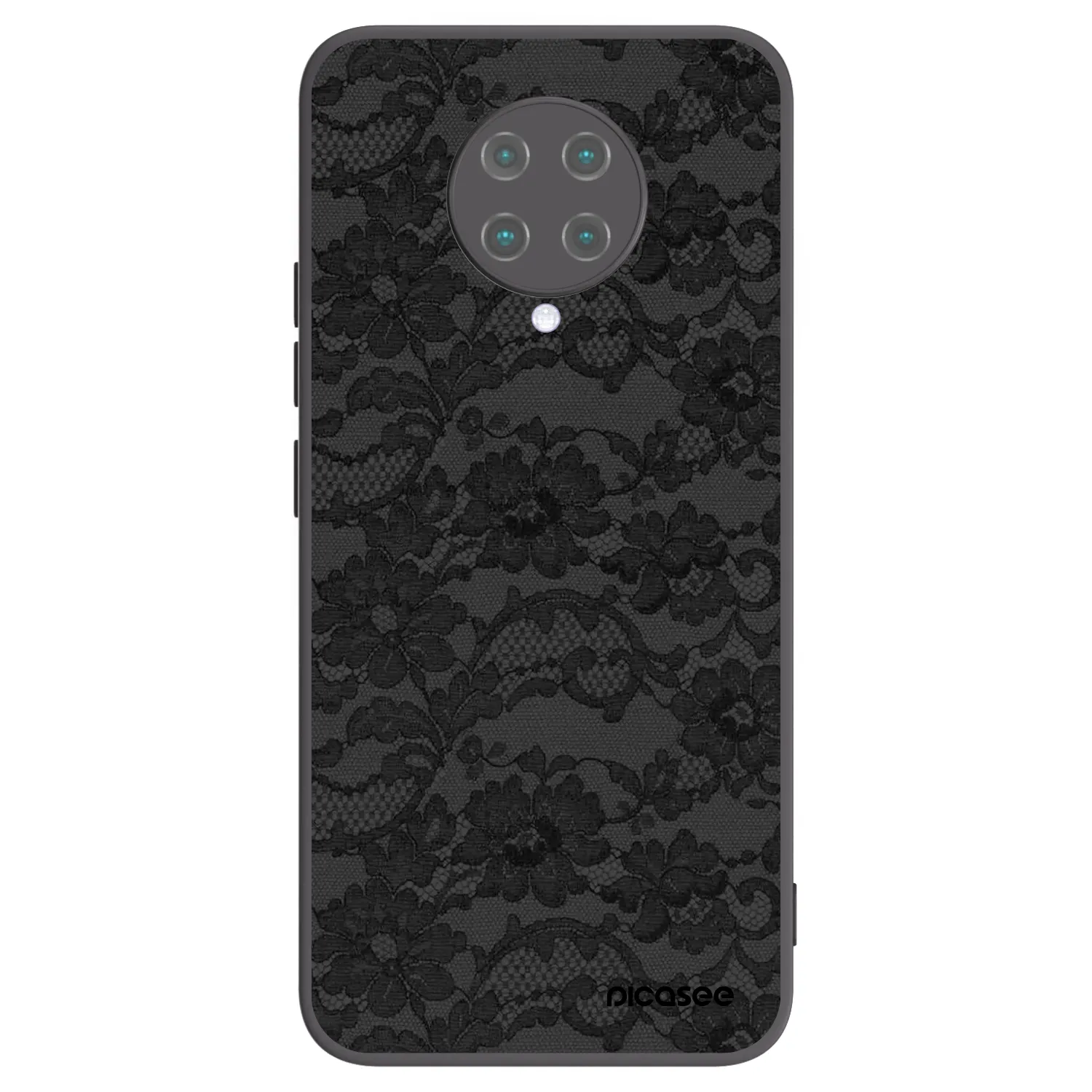 Picasee silikonový černý obal pro Xiaomi Poco F2 Pro - Dark Elegance