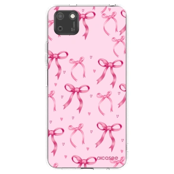 Picasee silikonový průhledný obal pro Huawei Y5P - Bow Aesthetic