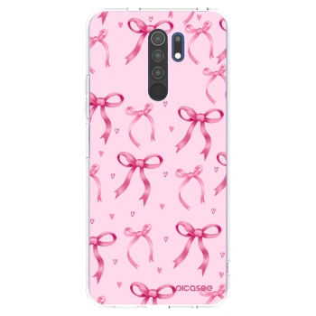 Picasee silikonový průhledný obal pro Xiaomi Redmi 9 - Bow Aesthetic
