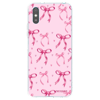Picasee silikonový průhledný obal pro Xiaomi Redmi 9A - Bow Aesthetic
