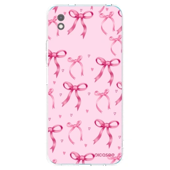 Picasee silikonový černý obal pro Xiaomi Redmi 9A - Bow Aesthetic
