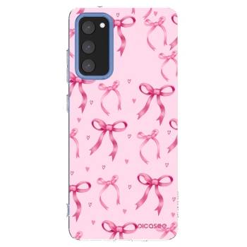Picasee silikonový průhledný obal pro Samsung Galaxy S20 FE - Bow Aesthetic