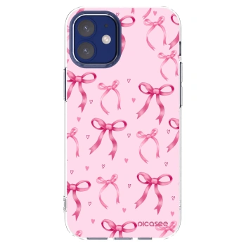 Picasee silikonový průhledný obal pro Apple iPhone 12 mini - Bow Aesthetic