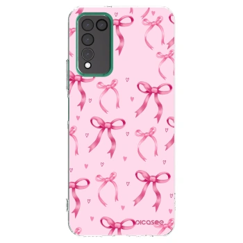 Picasee silikonový průhledný obal pro Honor 10X Lite - Bow Aesthetic