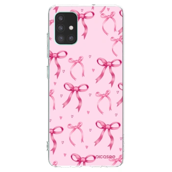 Picasee silikonový průhledný obal pro Samsung Galaxy M51 M515F - Bow Aesthetic