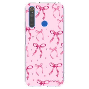 Picasee silikonový průhledný obal pro Realme 5 - Bow Aesthetic