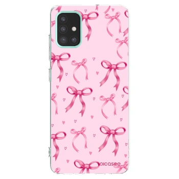 Picasee silikonový průhledný obal pro Samsung Galaxy M31s - Bow Aesthetic