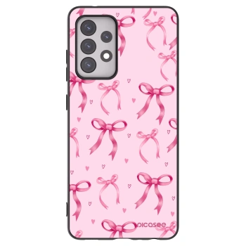Picasee silikonový černý obal pro Samsung Galaxy A52 5G A525F - Bow Aesthetic