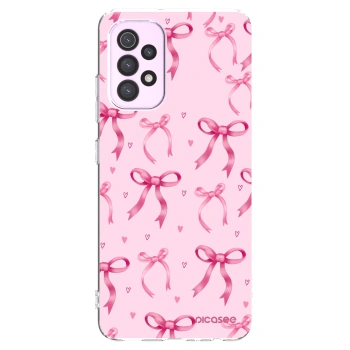 Picasee silikonový průhledný obal pro Samsung Galaxy A32 5G A326B - Bow Aesthetic