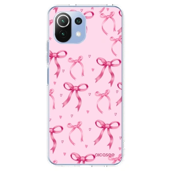 Picasee silikonový průhledný obal pro Xiaomi Mi 11 Lite - Bow Aesthetic