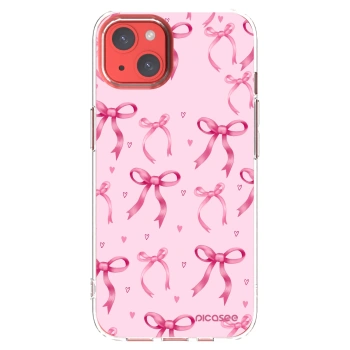 Picasee silikonový průhledný obal pro Apple iPhone 13 - Bow Aesthetic