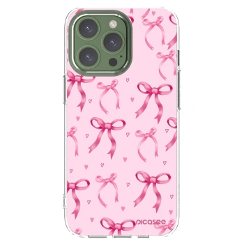 Picasee silikonový průhledný obal pro Apple iPhone 13 Pro - Bow Aesthetic