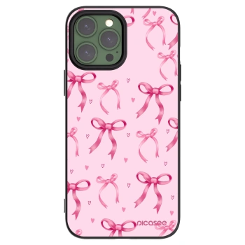 Picasee silikonový černý obal pro Apple iPhone 13 Pro Max - Bow Aesthetic