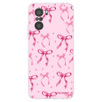 Picasee silikonový průhledný obal pro Xiaomi Poco F3 - Bow Aesthetic