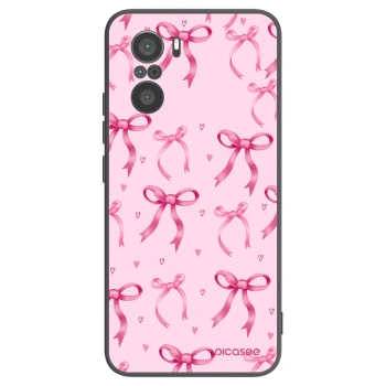 Picasee silikonový černý obal pro Xiaomi Poco F3 - Bow Aesthetic