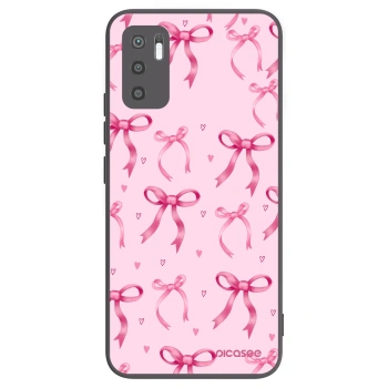 Picasee silikonový černý obal pro Xiaomi Redmi Note 10 5G - Bow Aesthetic