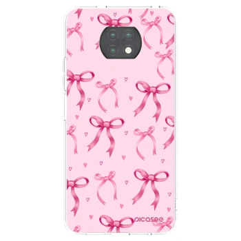 Picasee silikonový průhledný obal pro Xiaomi Redmi Note 9T - Bow Aesthetic
