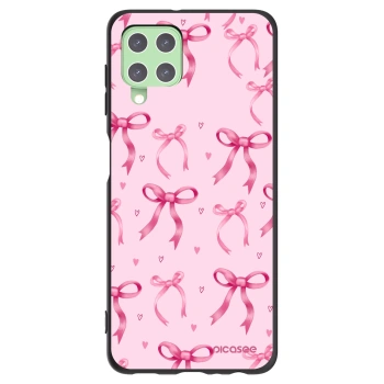 Picasee silikonový černý obal pro Samsung Galaxy A22 A225F 4G - Bow Aesthetic