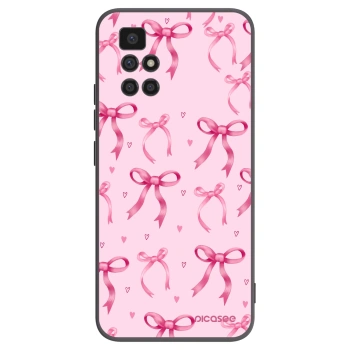 Picasee silikonový černý obal pro Xiaomi Redmi 10 - Bow Aesthetic