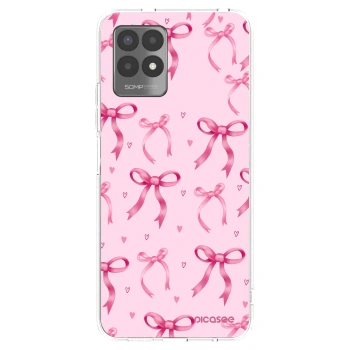 Picasee silikonový průhledný obal pro Realme 8i - Bow Aesthetic