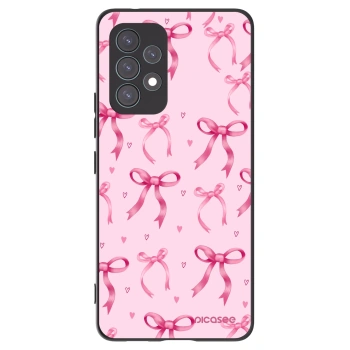 Picasee silikonový černý obal pro Samsung Galaxy A53 5G A536 - Bow Aesthetic