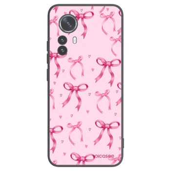 Picasee silikonový černý obal pro Xiaomi 12 Pro - Bow Aesthetic