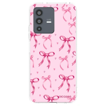 Picasee silikonový průhledný obal pro Vivo V23 5G - Bow Aesthetic