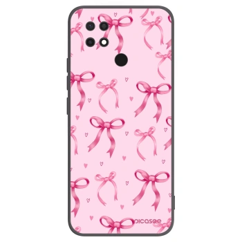 Picasee silikonový černý obal pro Xiaomi Redmi 10C - Bow Aesthetic
