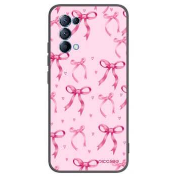 Picasee silikonový černý obal pro OPPO Reno 5 5G - Bow Aesthetic