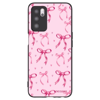 Picasee silikonový černý obal pro OPPO A16s - Bow Aesthetic