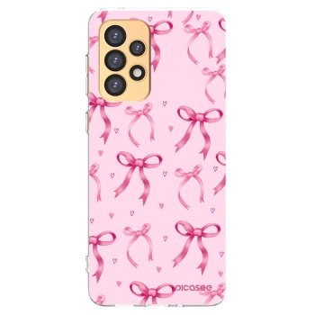 Picasee silikonový průhledný obal pro Samsung Galaxy A33 5G A336 - Bow Aesthetic