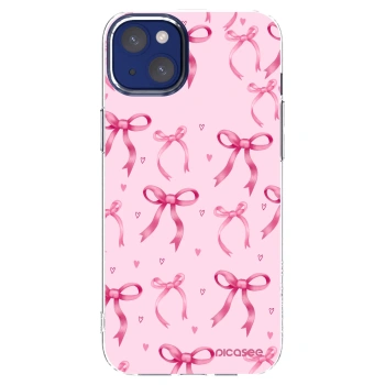 Picasee silikonový průhledný obal pro Apple iPhone 14 Plus - Bow Aesthetic