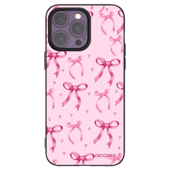 Picasee silikonový černý obal pro Apple iPhone 14 Pro Max - Bow Aesthetic