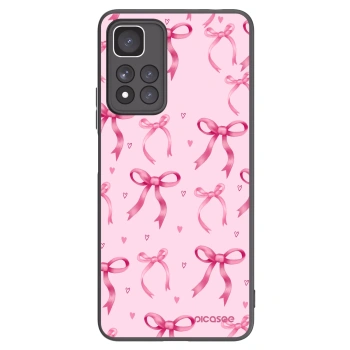 Picasee silikonový černý obal pro Xiaomi Redmi Note 11 Pro+ 5G - Bow Aesthetic