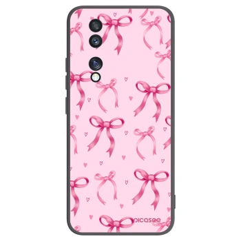 Picasee silikonový černý obal pro Honor 70 - Bow Aesthetic