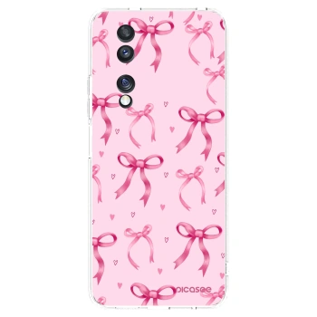 Picasee silikonový průhledný obal pro Honor 70 - Bow Aesthetic
