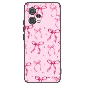 Picasee silikonový černý obal pro Xiaomi Poco X5 - Bow Aesthetic
