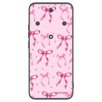 Picasee silikonový černý obal pro Honor Magic5 Lite 5G - Bow Aesthetic