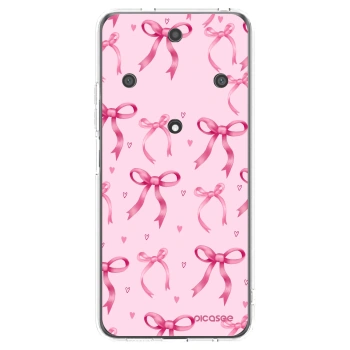 Picasee silikonový průhledný obal pro Honor Magic5 Lite 5G - Bow Aesthetic