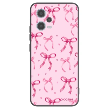 Picasee silikonový černý obal pro Xiaomi Redmi Note 12 5G - Bow Aesthetic